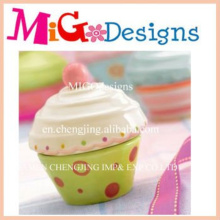Горячие продажи Custom Design Art Crafts Ceramic Cupcake Jar