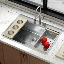 304 Stainless Steel Topmount Workstation Kitchen Sink