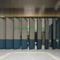 wooden soundproofing aluminum sound folding wall partition