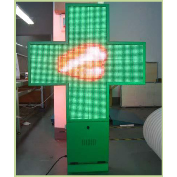 P10 Full Color 96X96 Resolution Pharmacy LED Cross