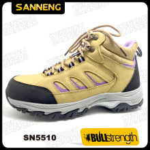 Zapato de seguridad deportivo estilo tobillo con cuero genuino (SN5510)