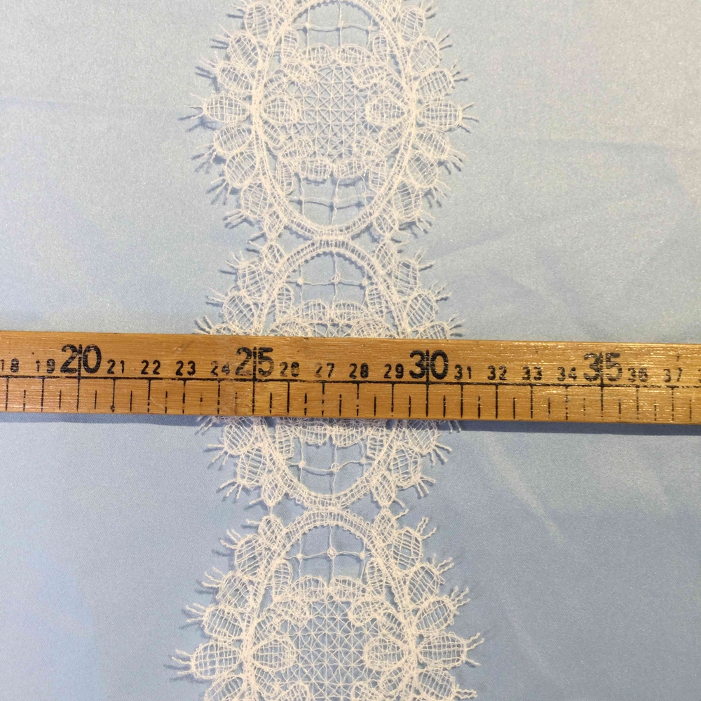 Ivory Lace Trim