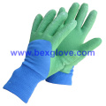 Color Latex Coated Pretty Garden Glove for Children