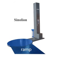 Película estirable para paletas con rampa