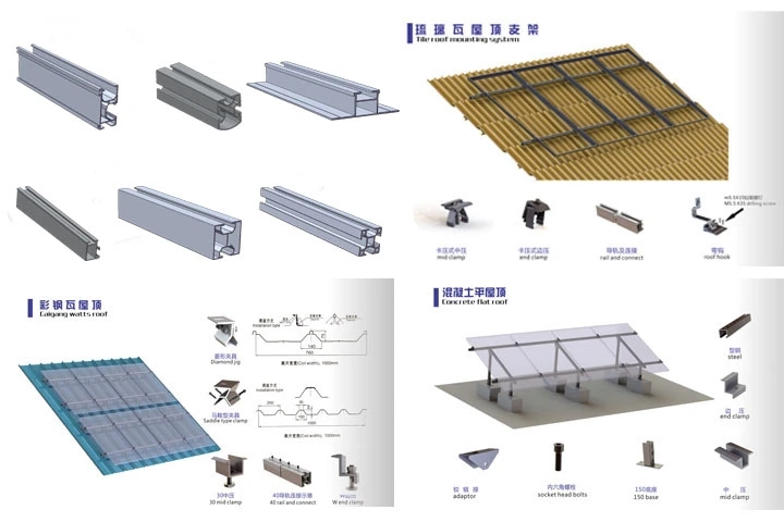 solar bracket rails