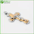 2015 Best Selling Men Jewelry 316L Stainless Steel Gold Cross Pendant