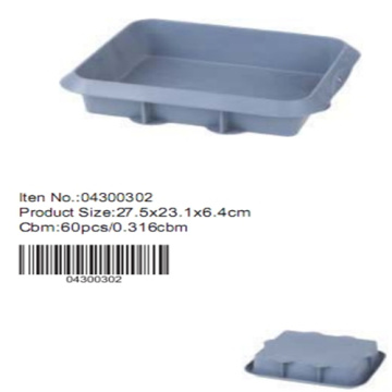 27.5*23.1cm Silicone rectangle cake pan