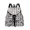 Nueva bolsa de mochila de diamantes geométricos mochila plegable mochila de mochila casual