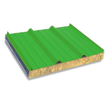 Color Coated Galvanized Steel Glass Wool Sandwich Panel (KXD-GS01)