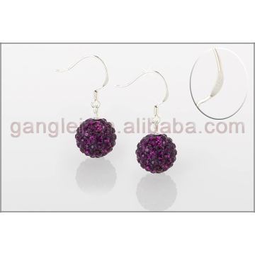 Boucles d'oreilles en gros shamballa