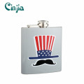 Werbeartikel New Moustache Design Wein Geschenk Hip Flask (XF-638)