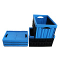 Warehouse Heavy Duty Foldable Storage Cantilever Rack Plastic Crates