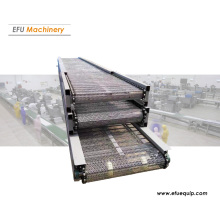 Multi-layer mesh belt conveyor