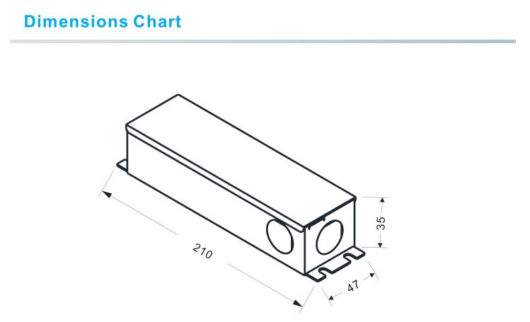 40W METAL LED DRIVER