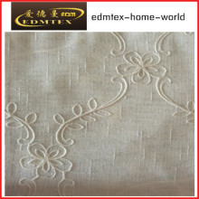 Tissu de rideau en organza brodé à la mode EDM2043