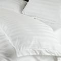 Canasin Classic 3cm Stripe Hotel Linen 100% Cotton White