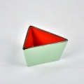 Высококачественная посуда, небольшая керамическая треугольная тарелка на заказ