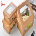 Fast Food Box Packaging with Antifogging Window