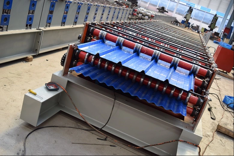 automatic double layer tile making machine