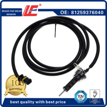 Indicador del sensor del desgaste del cojín de freno / indicador del transductor de tonicidad 81259376040 81.25937.6009 3.62154 81.25937.6019 022.395 para el camión del hombre