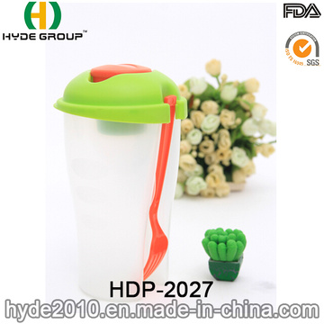 Good Quality Tasteless Salad to Go Container with Fork (HDP-2027)