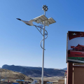 Farola híbrida solar de turbina eólica vertical de ahorro de energía IP65