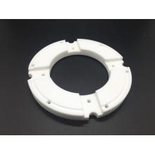 Alumina ceramic base and ceramic ring for semiconductor