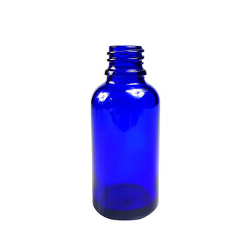 Botella de vidrio de aceite esencial de azul cobalto súper calidad