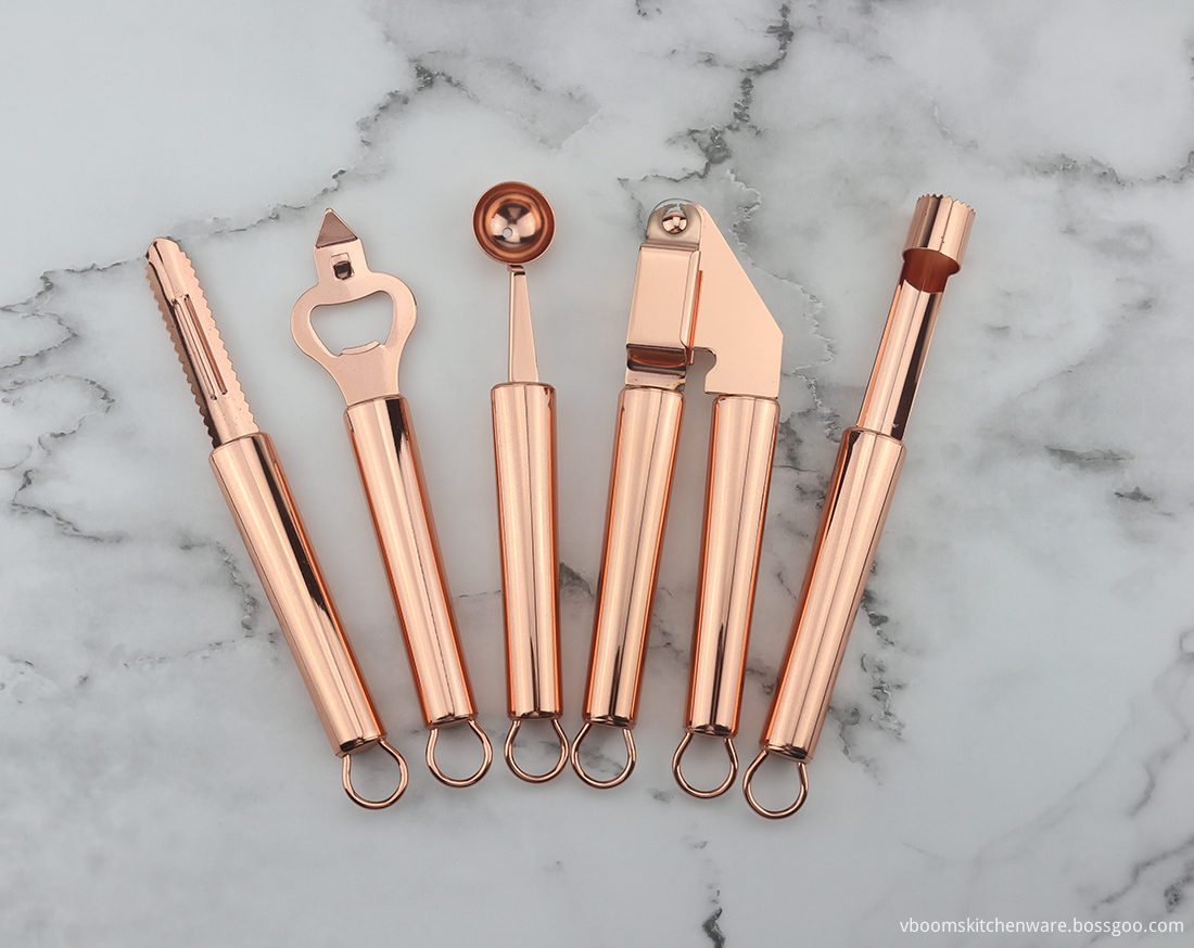 Copper Kitchen Utensils Set