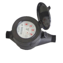 Dn15-30 mm Medidor de flujo de agua de cuerpo de latón negro