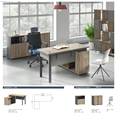 Wholesale L shape modern wood office table