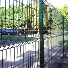Security galvanized 3D welded wire mesh fence panels