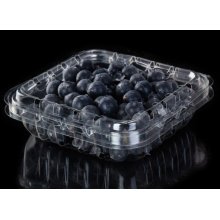 PET-Plastikfrucht-Clamshell/Körbchen für Blaubeeren