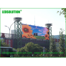 Gran formato al aire libre transparente LED Billboard