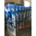 Customized Flashing Sign Metal Beverage Pop Display Stand