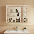 Modern Plywood Bathroom Mirror Cabinet with LED Lighted