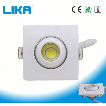 1W Square Adjustable Eye Ball Fitting COB Downlight