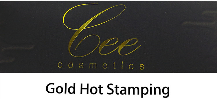 Elegant Offset Printing With Gold Foil Cosmetic Box