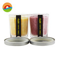 160G Scented Aroma 6 Led Glass Jar Candle