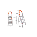 Aluminum household D type ladder