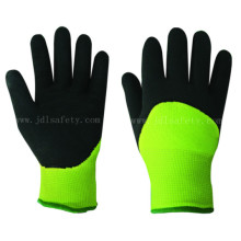 Foam Latex Work Glove of 3/4 Coateing for Keeping Warm (LY2039F)
