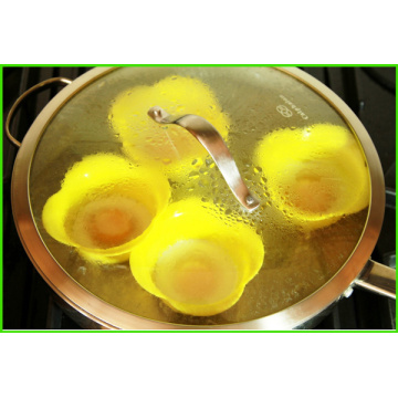 Cute 100% BPA Free Silicone Egg Cookware Cups