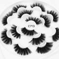 extension private label synthetic silk false eyelashes