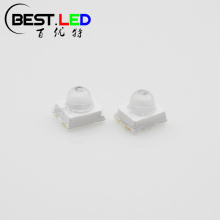 Dome Objektiv SMD führte 500 nm türkis mit 15 Grad LED