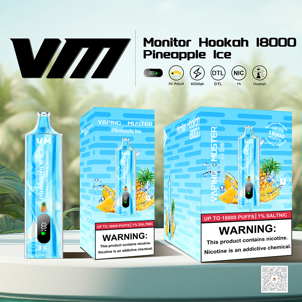 Monitor Hookah Vape 18000 puff Monitor Hookah Vape 18000 puff