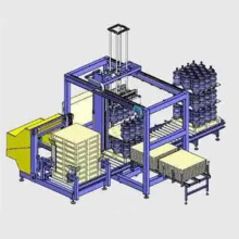 Ferramentas de manuseio automático para paletizar baldes