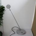 Aluminum Silver Bedside Rotatable Reading Table Lamp