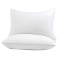 Ushare Queen Size Cooling Bed Pillow Cushion Cover Satin Hotel Travel Plush Massage Car Pillows Case
