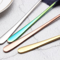 Colorful salad fork titanium stainless steel spork