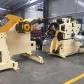 Press feeder decoiler straightener coil handling equipment